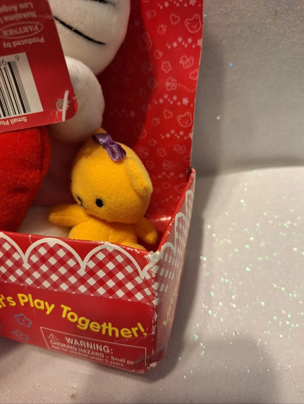 Sanrio Hello Kitty Hear With Bear Plush New
